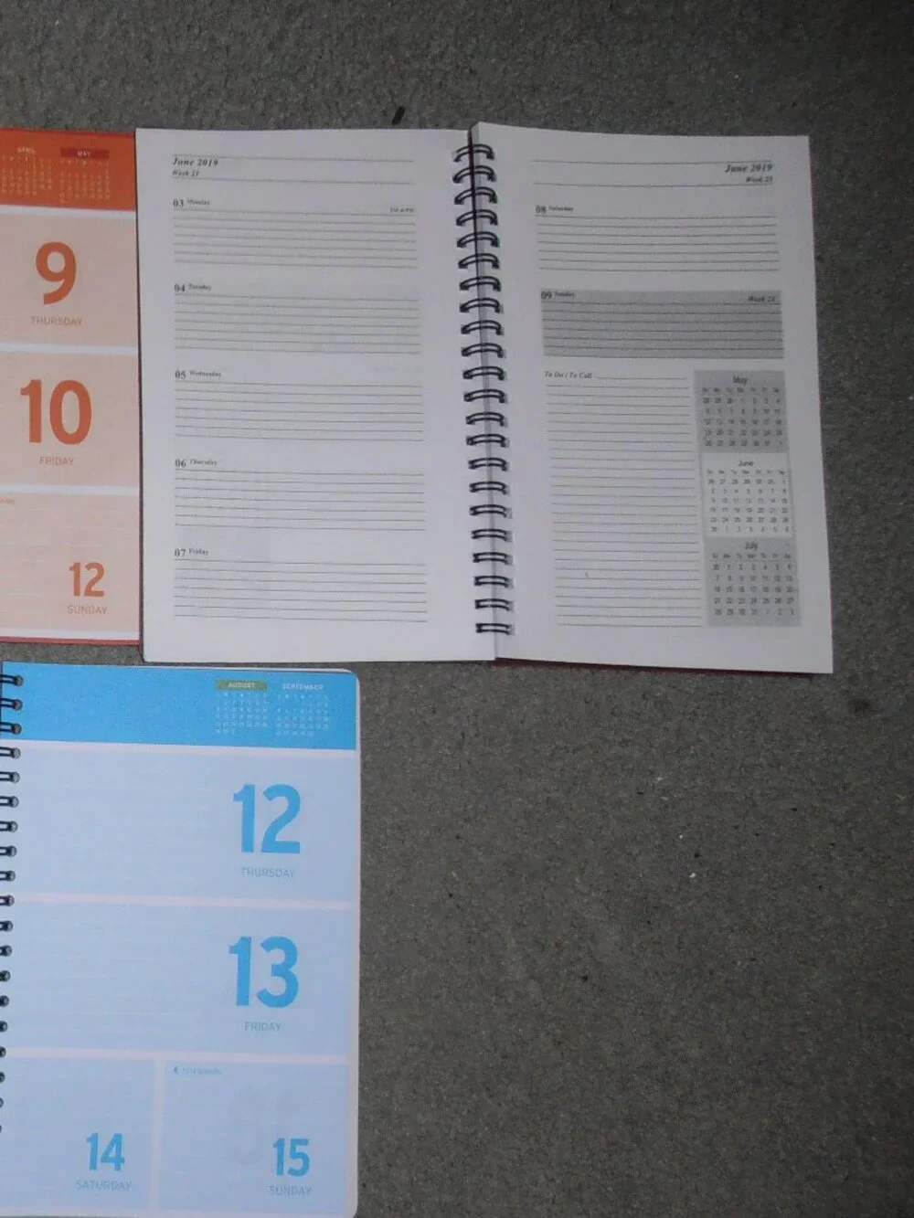 Set of 3 Planners ~ 2019-2022~
